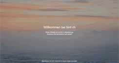 Desktop Screenshot of binf.ch